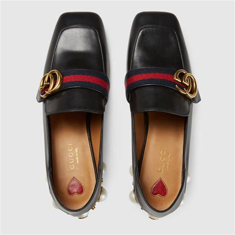 gucci dress loafers|gucci heeled loafer.